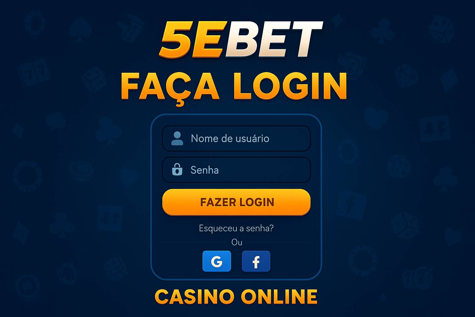 Login no Cassino 5EBET