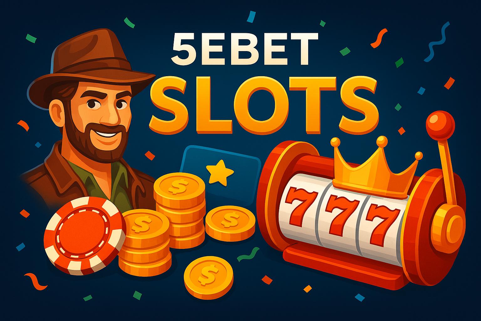 Explore o mundo das slot machines no 5EBETCasino